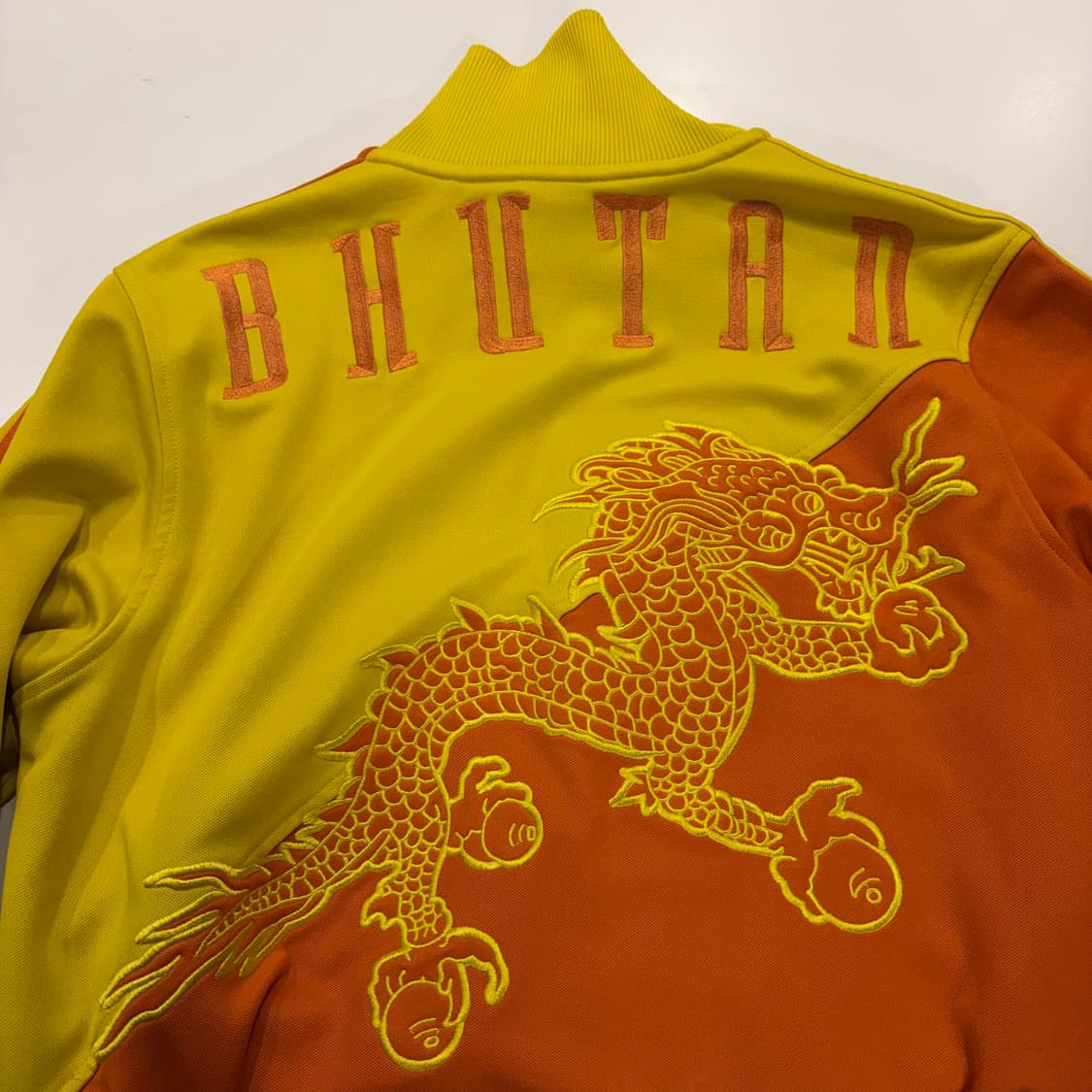 [105] 07s 아디다스 부탄 축구 져지 트랙탑 오렌지/옐로우 D741 상품이미지9