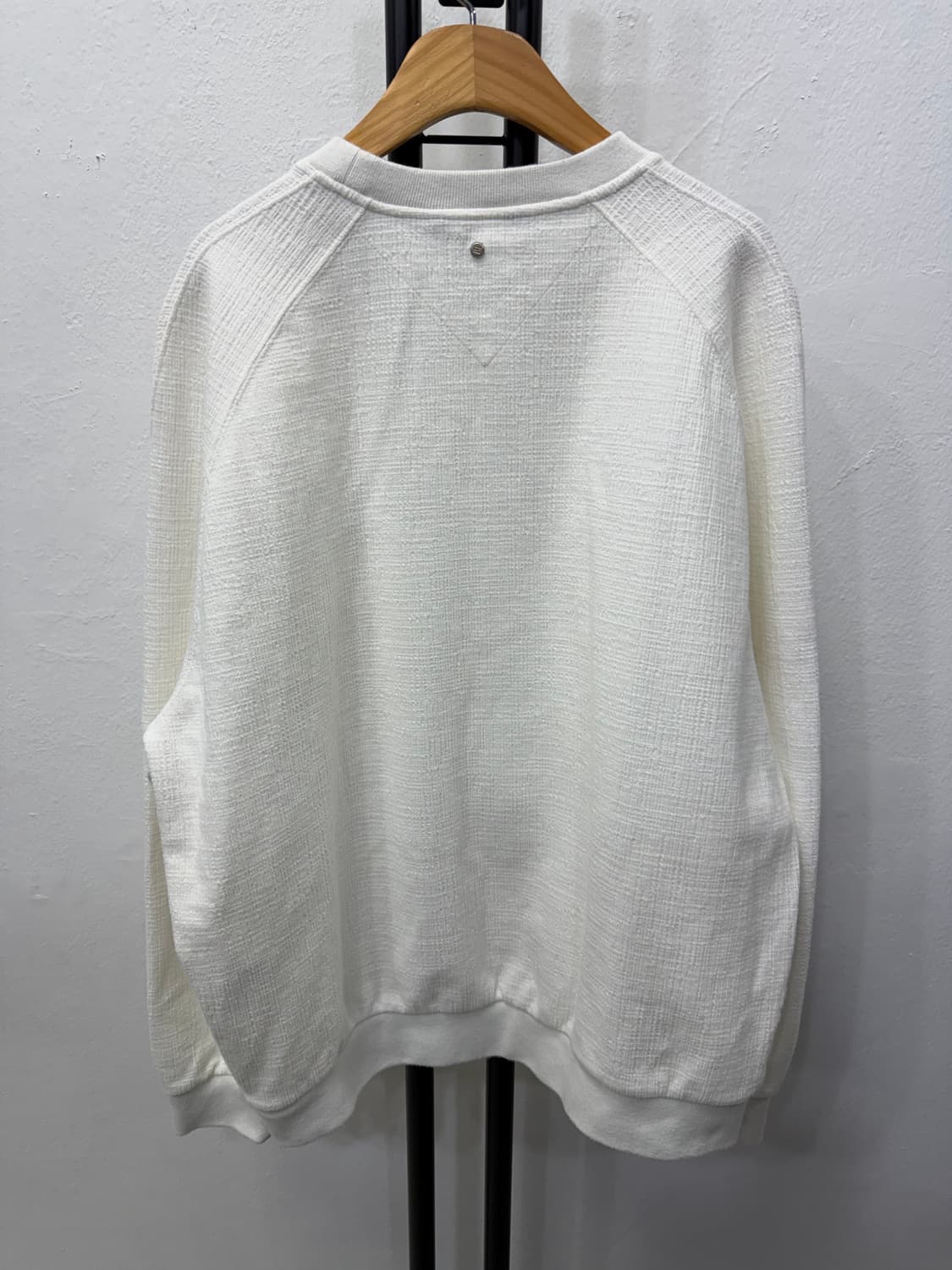 정품) 시스템옴므 한섬 24시즌 오버핏 포켓 맨투맨 95 상품이미지4