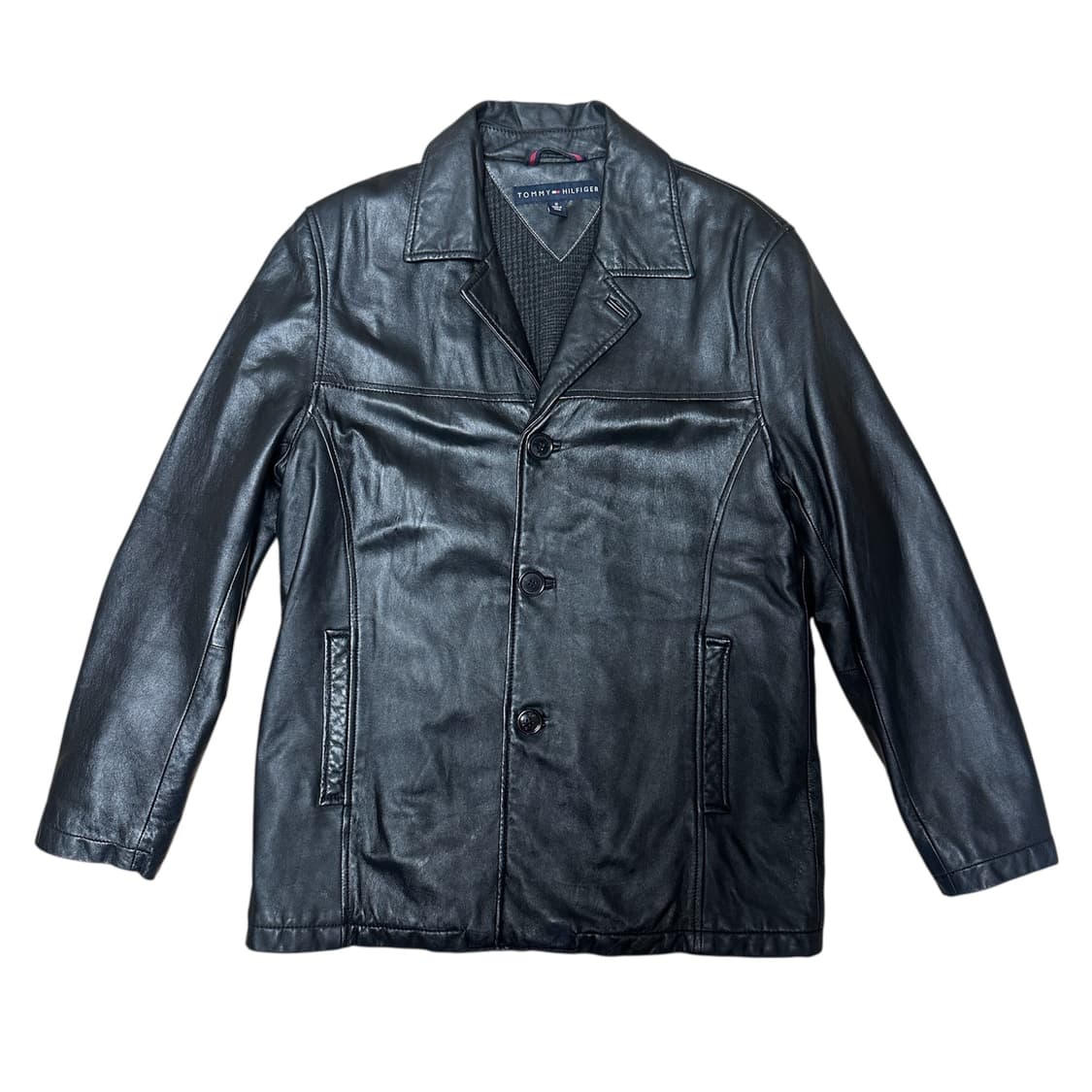 타미힐피거 리얼레더 카코트 S 상품이미지1