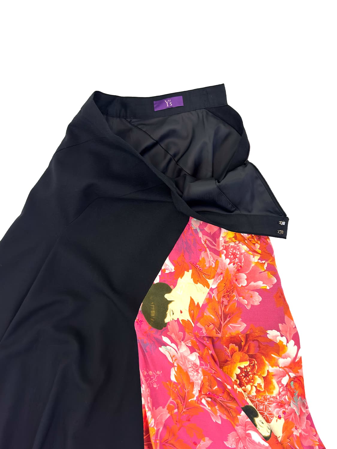 Y’s Asymmetrical Geisha Print Skirt 상품이미지6