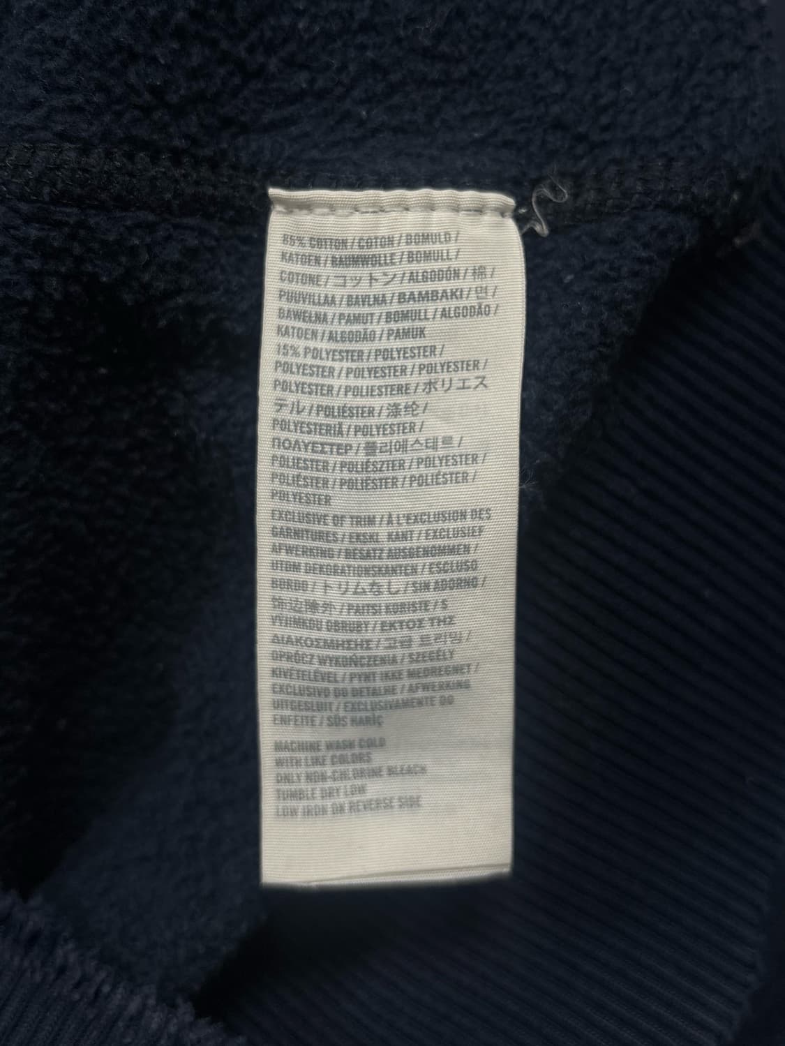 아베크롬비 스펠로고 네이비 후드집업 상품이미지7