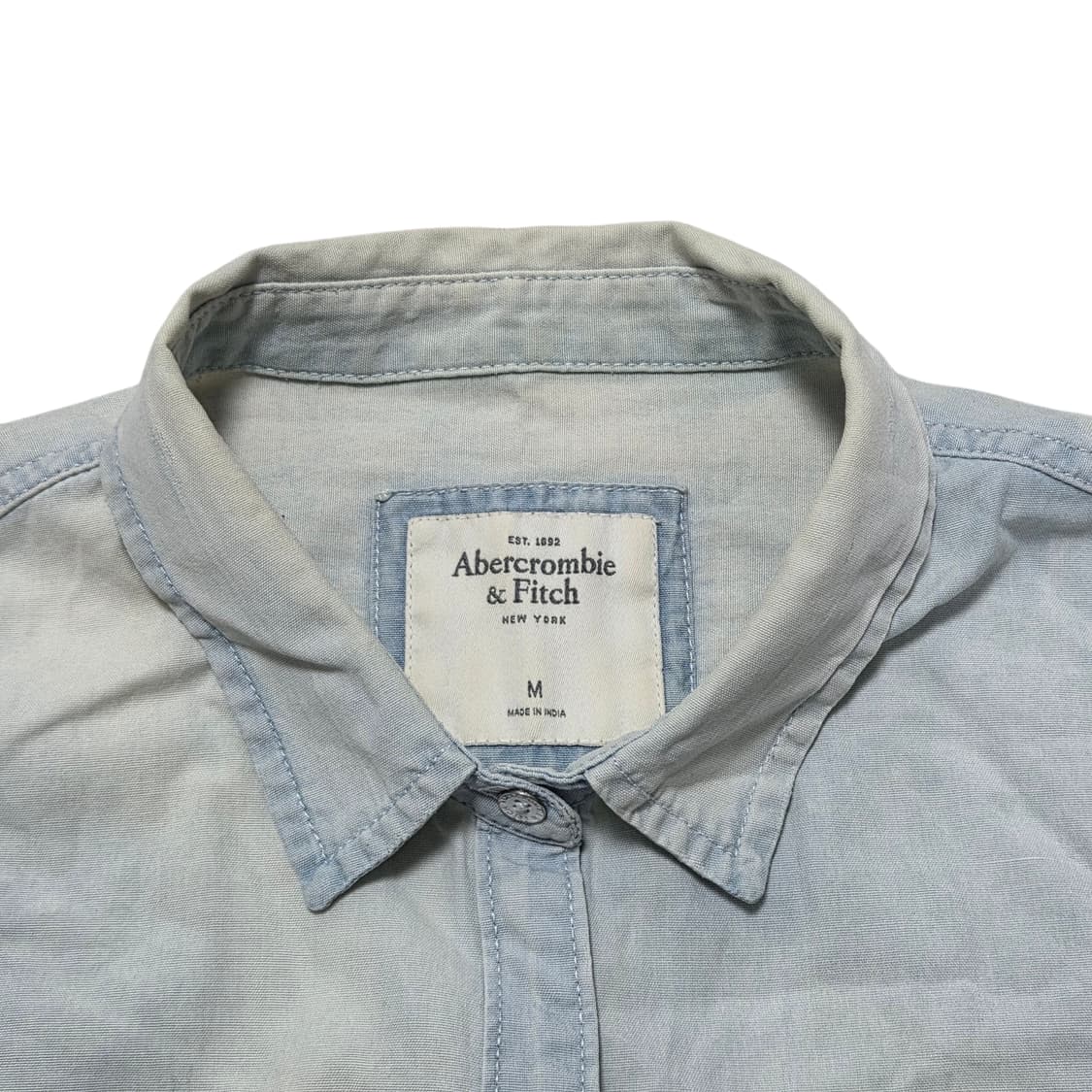 Abercrombie 아베크롬비 빈티지 청남방 셔츠 상품이미지3