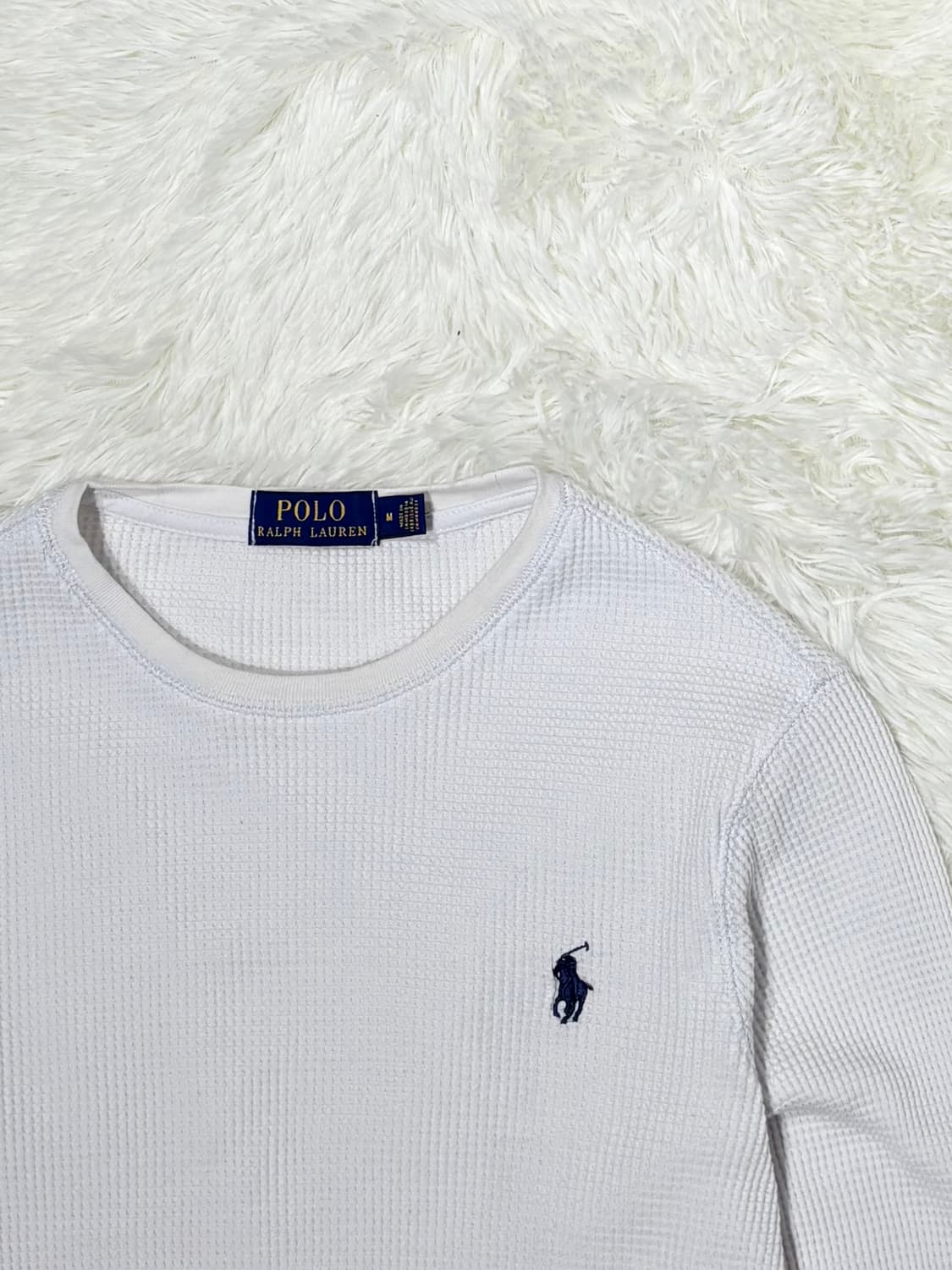 폴로 랄프로렌 화이트 포니 니트 슬리브 상품이미지6