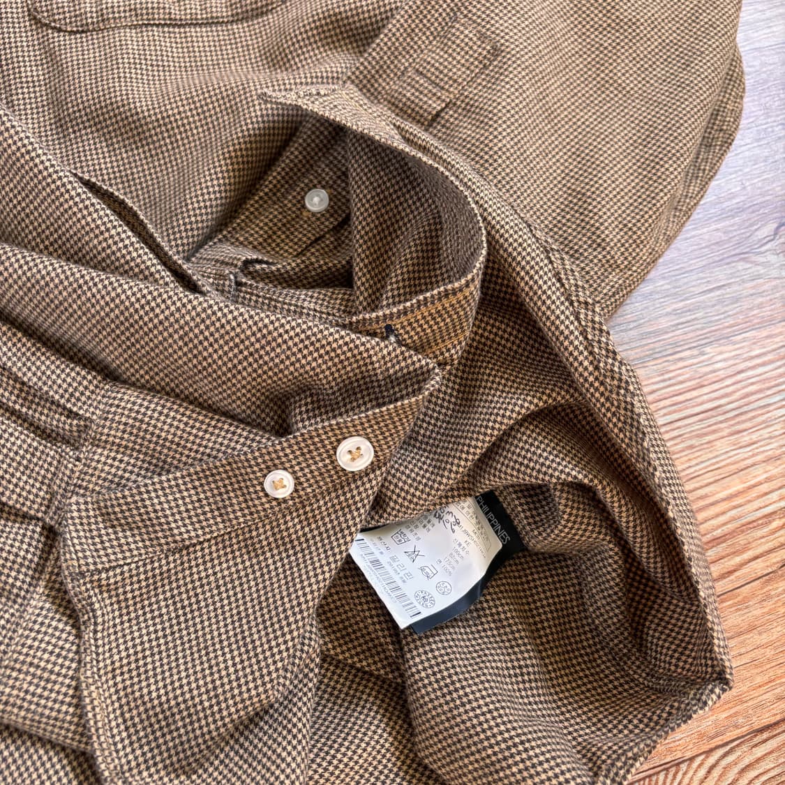 클럽모나코 M 100 체크 셔츠 남방 FW 캐주얼 상품이미지4