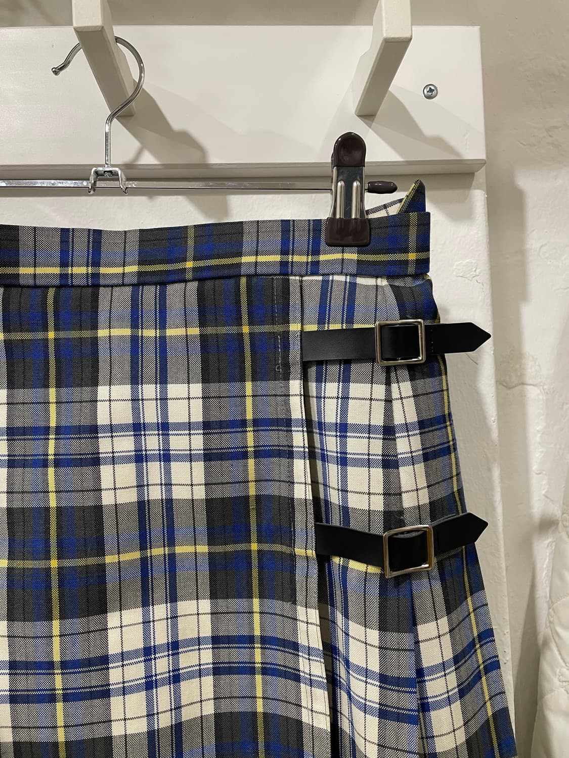 프레피 체크 버클 스커트 상품이미지6