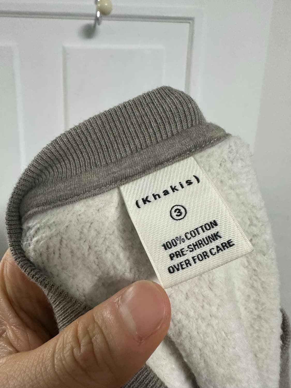 카키스 포켓 크루넥 맨투맨 상품이미지3