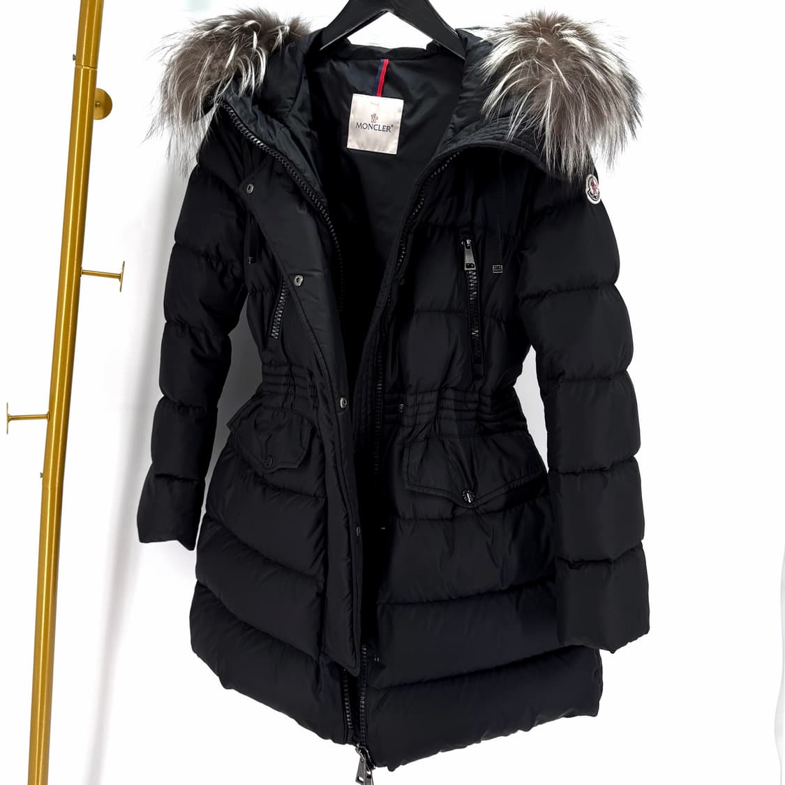 [1사이즈] 몽클레어 아프로티 여성 롱 패딩 블랙 상품이미지3