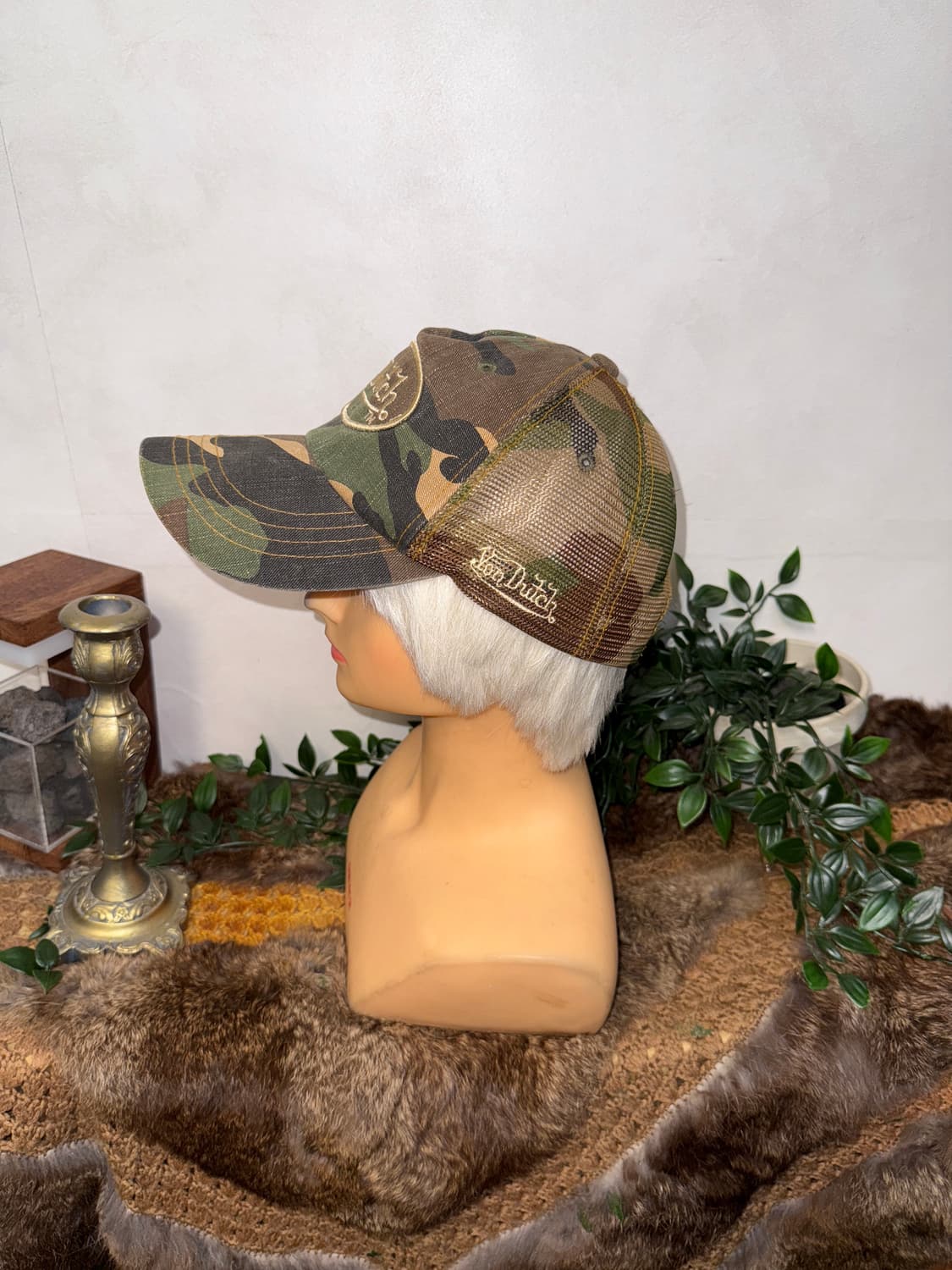Von Dutch khaki camouflage mesh ball cap 상품이미지2