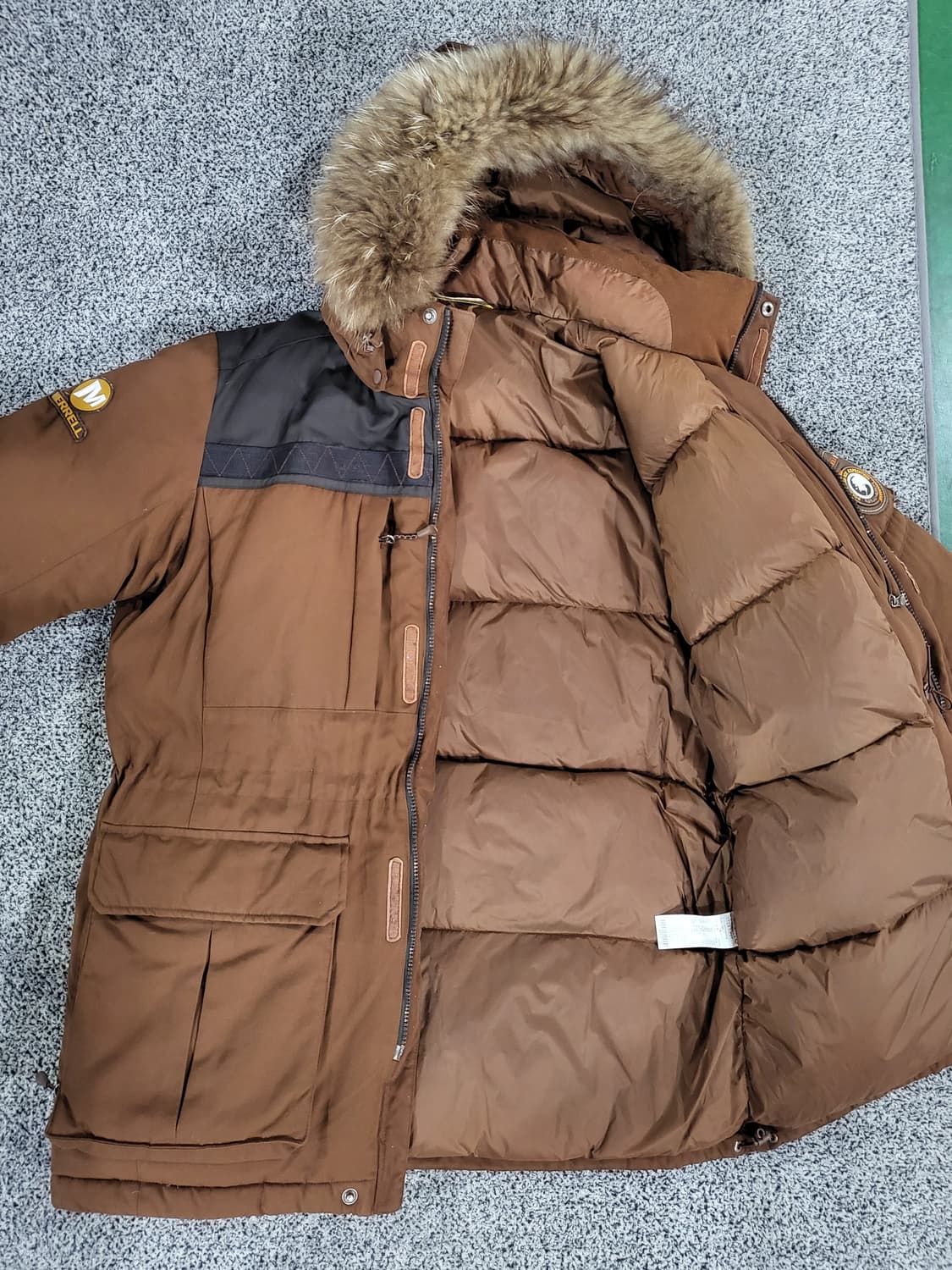 머렐 거위털 후드 패딩 자켓 상품이미지2