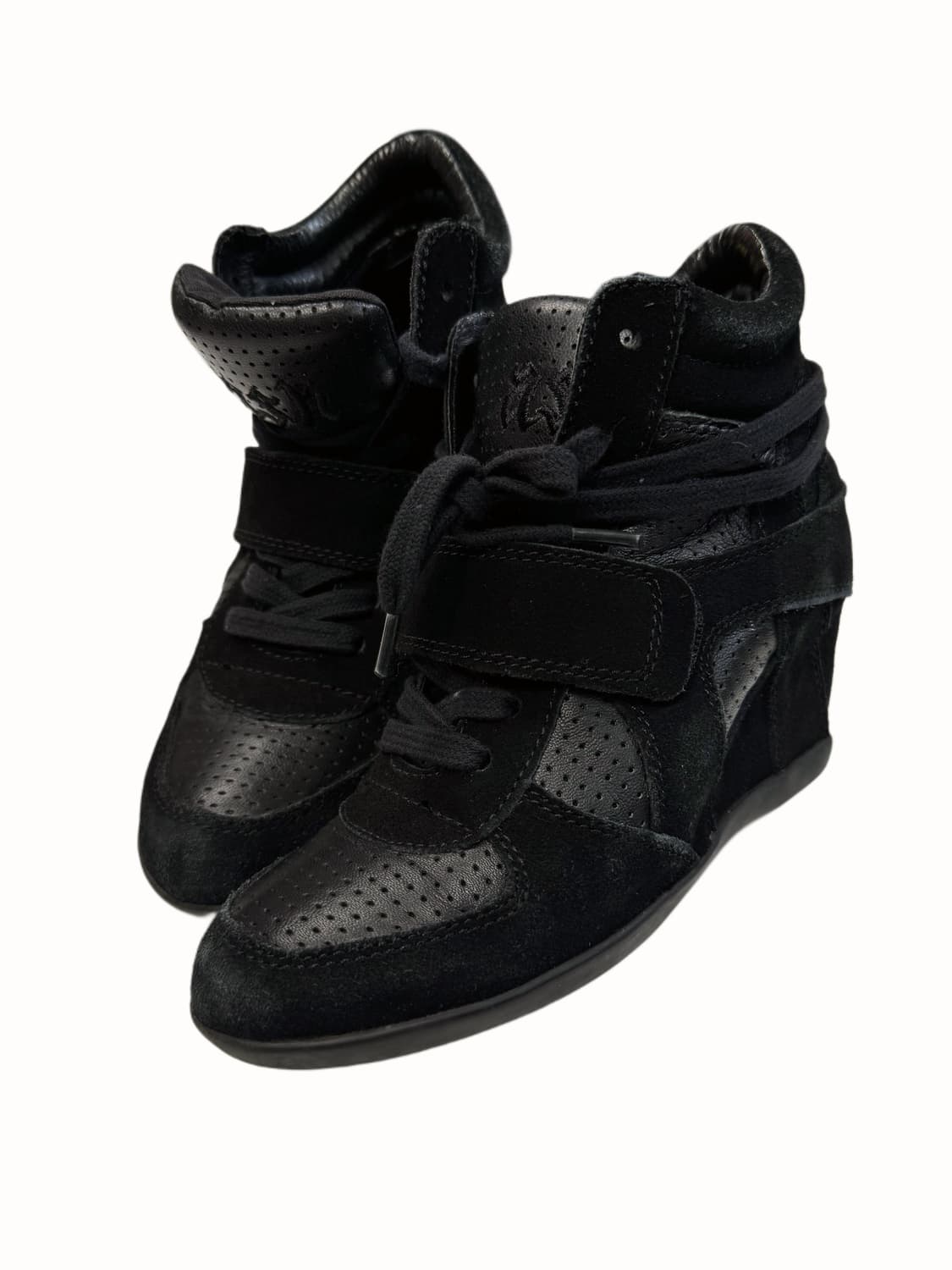 ASH 보위 웨지힐 하이탑 스니커즈 블랙  상품이미지1