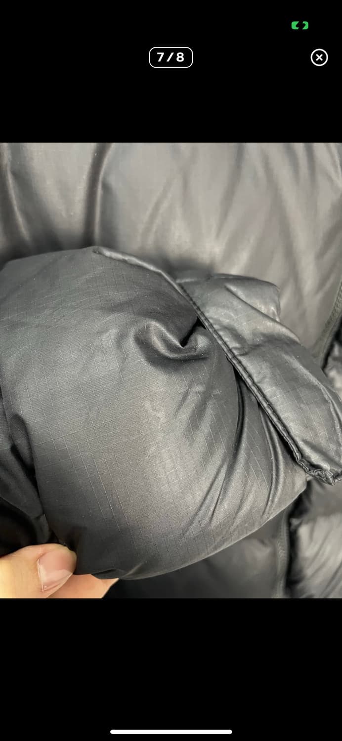 노스페이스 1996 에코 눕시 블랙 구스다운 패딩 A3316 상품이미지7