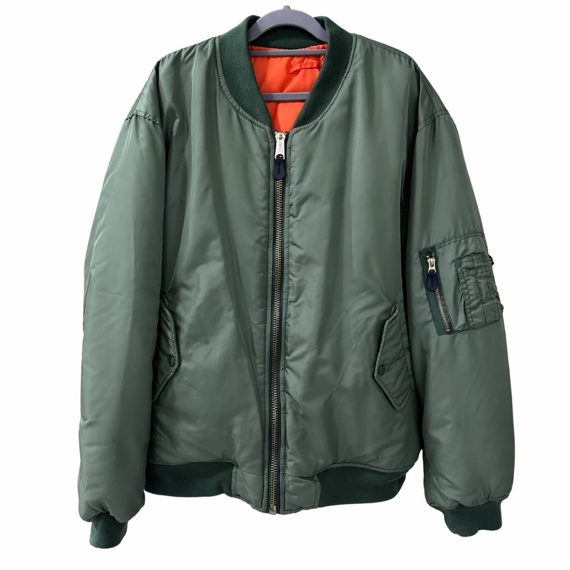 포스텍스 가먼츠 카키 봄버 자켓 상품이미지1