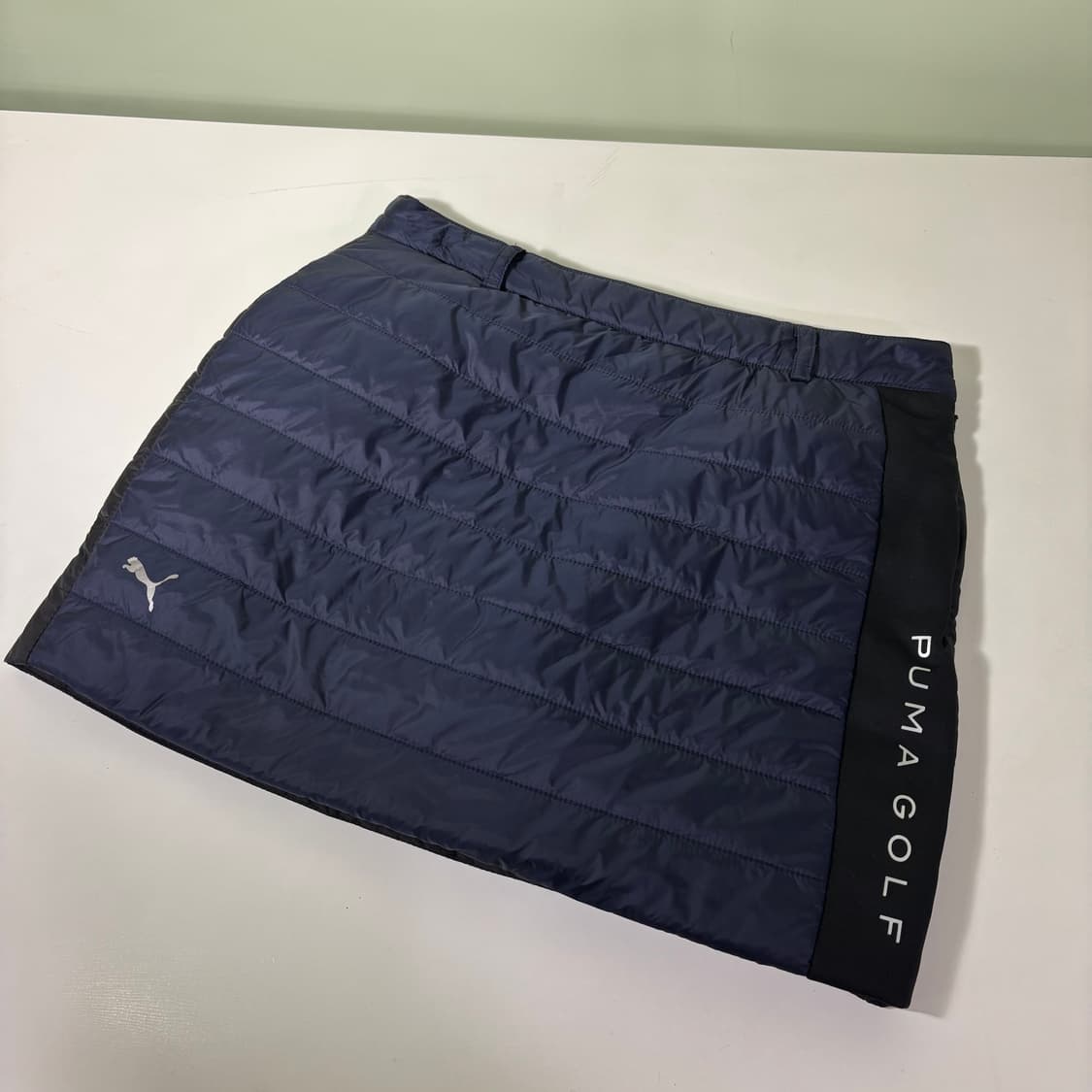 우먼S-M 푸마 골프 검곤 구스다운 골프 패딩스커트 상품이미지1