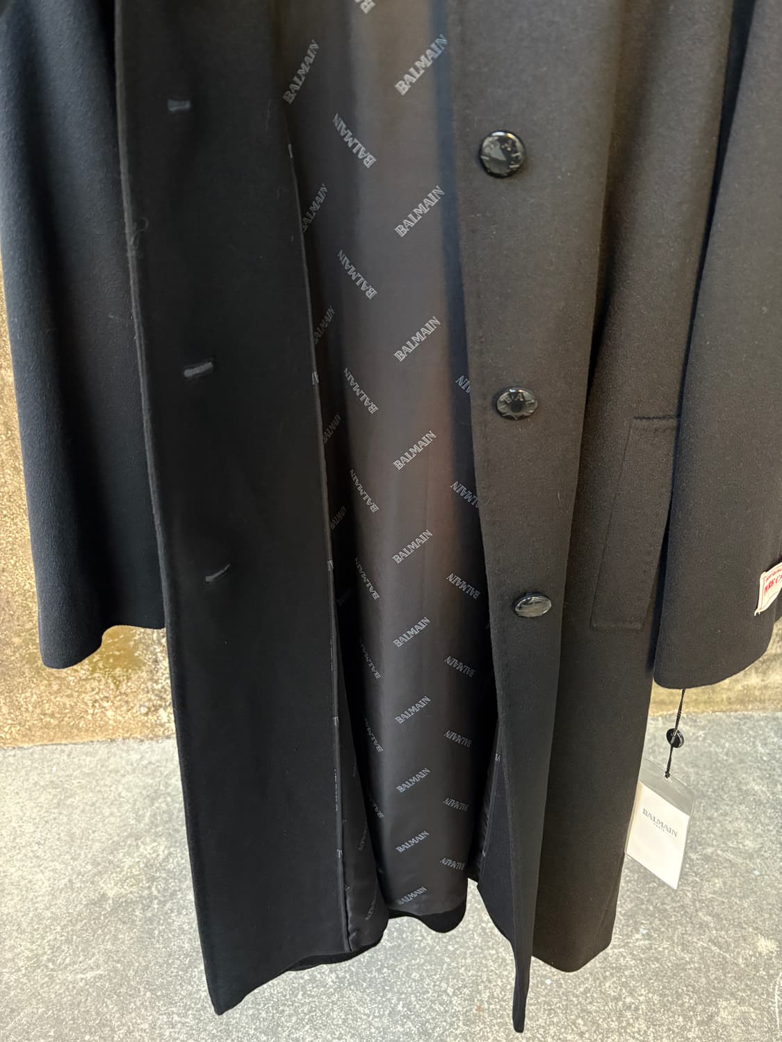 발망 캐시미어 코트 (밍크 카라) 상품이미지8