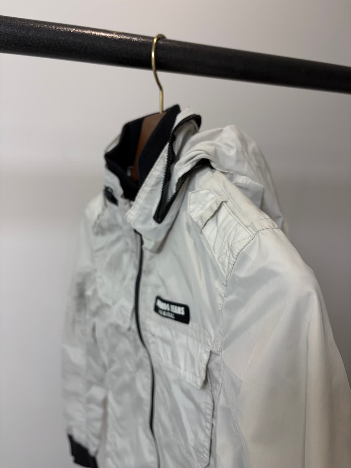 (S) buckaroo 버커루 히든 후드 바람막이 블루종 자켓 상품이미지2