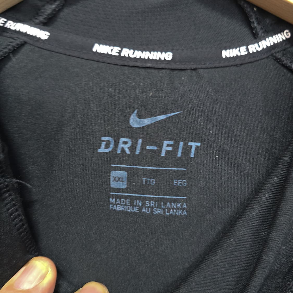 나이키(NIKE) 드라이핏 후드 슬리브리스 블랙 XXL 상품이미지5