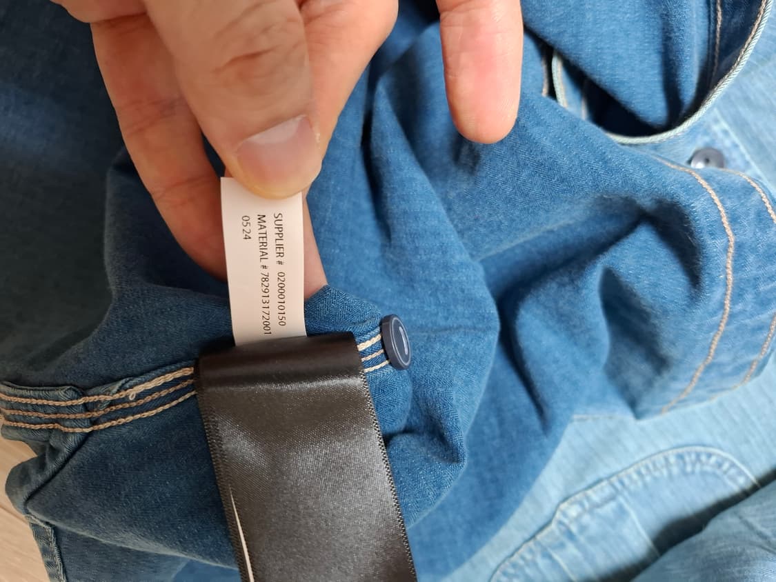 L 더블알엘 인디고 헤링본 트윌 워크 데님 셔츠 남방 상품이미지8