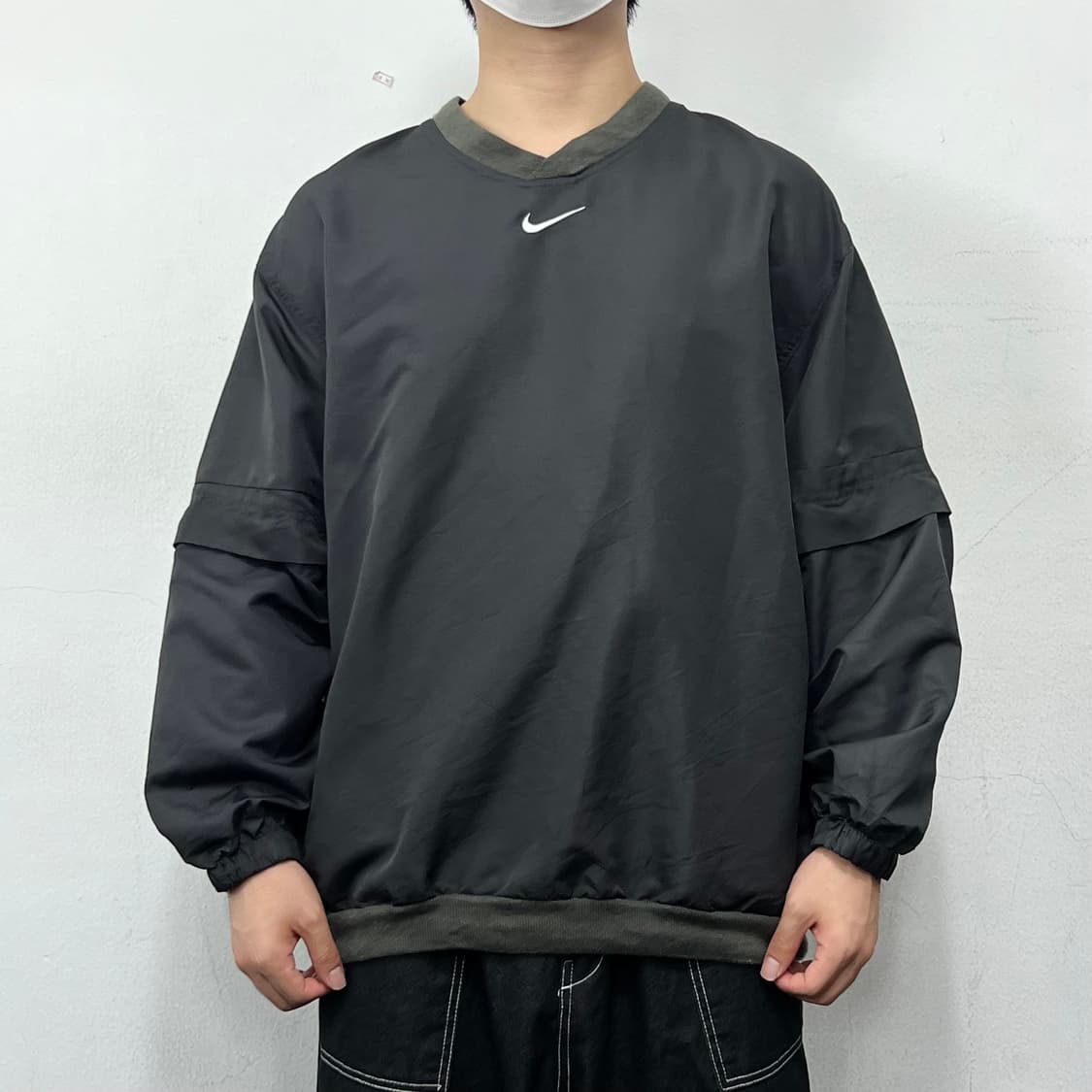 나이키 00s 미들스우시 컨버터블 바람막이 웜업 상품이미지2