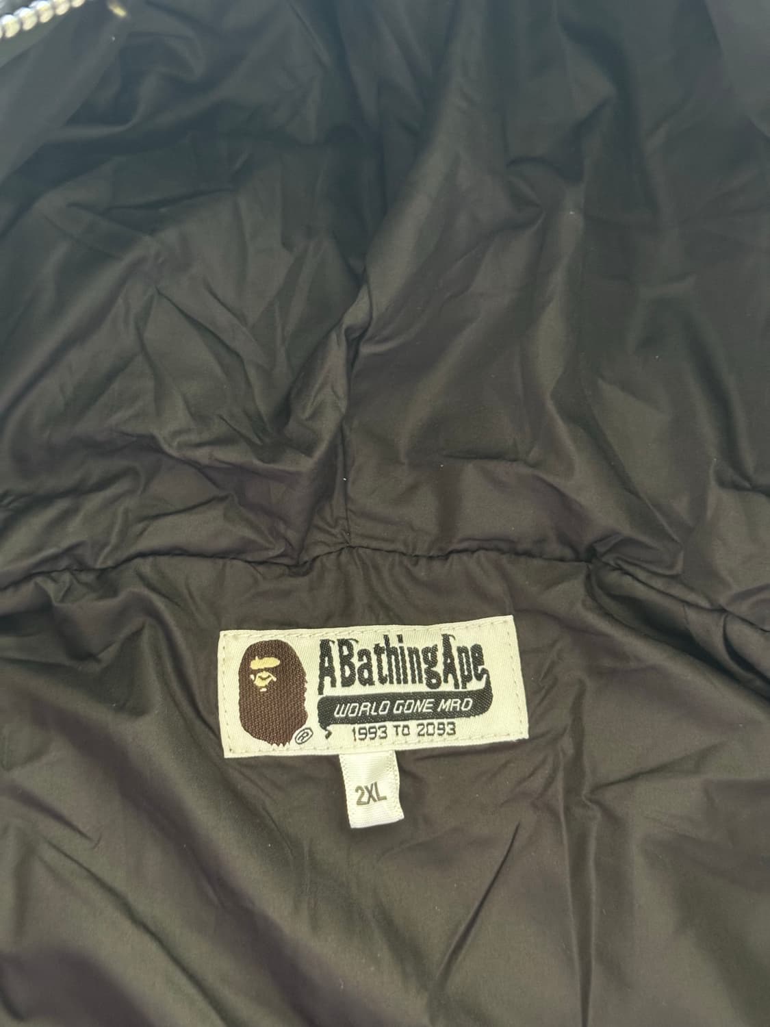 베이프 샤크 녹계 패딩 상품이미지6