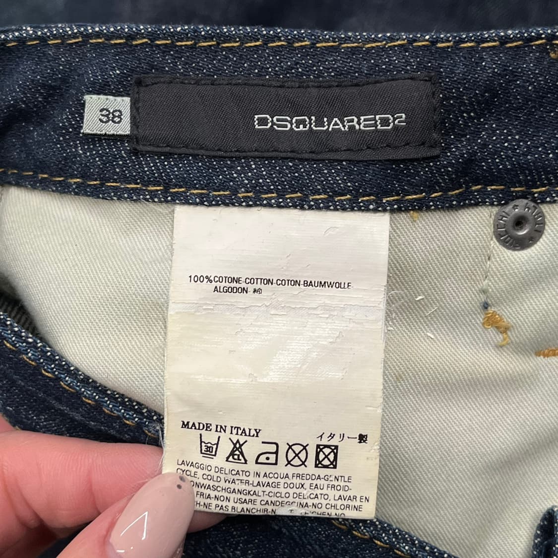 [정품/38] 디스퀘어드2 데님 청바지 b10 상품이미지6