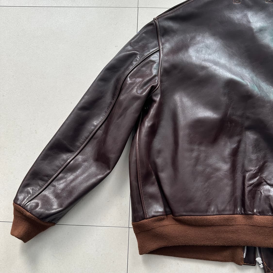 [일본생산] 나카타쇼텐 A-2 말가죽 플라이트 자켓 TALON지퍼  상품이미지10