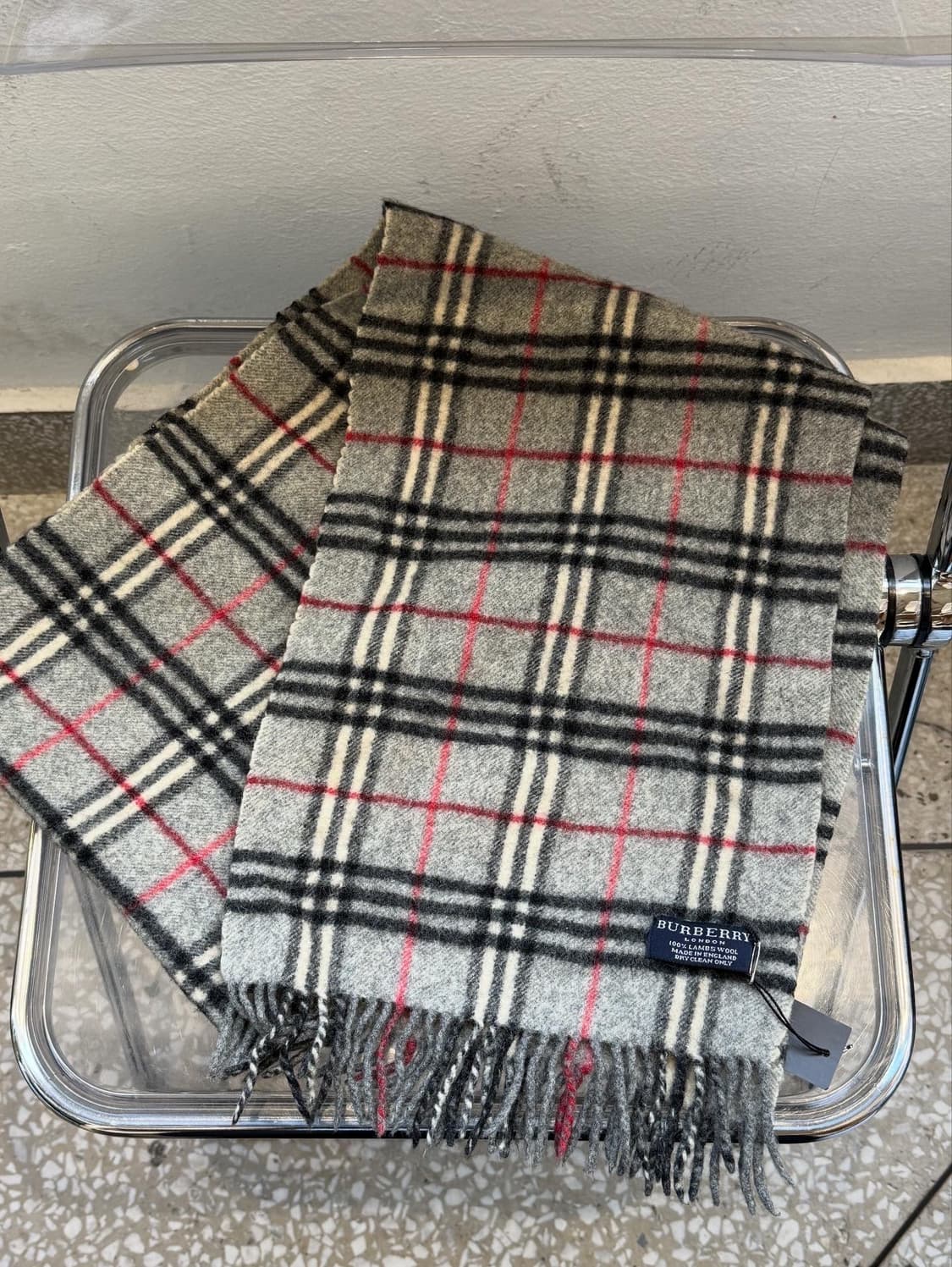 Burberry lamb wool muffler   상품이미지3