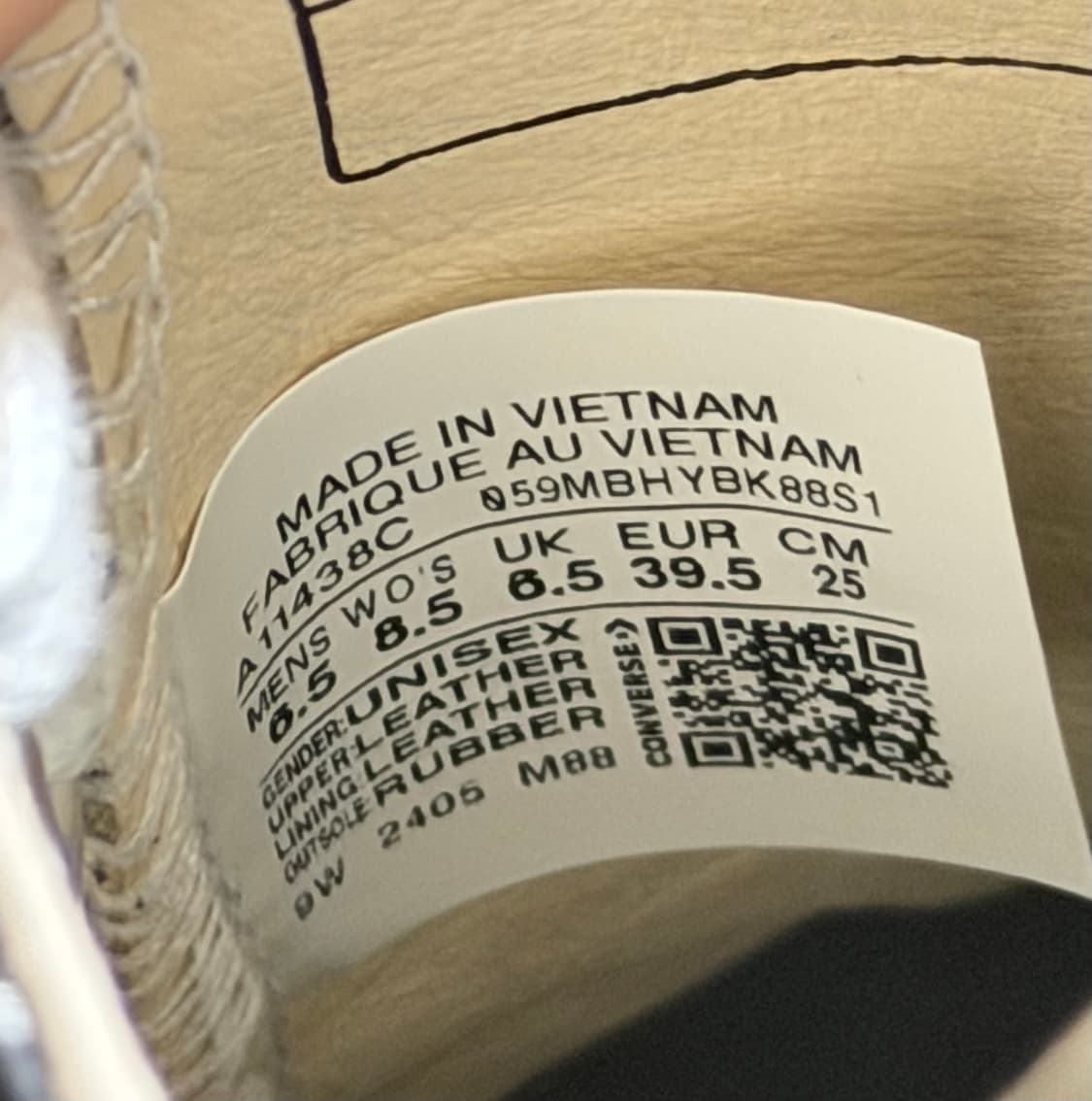 컨버스 x KITH 척테일러 1970 OX 블랙 상품이미지7