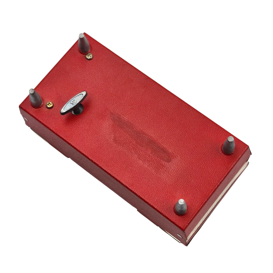 70s 실버 레더 로즈 카메오 오르골 보석함 상품이미지6