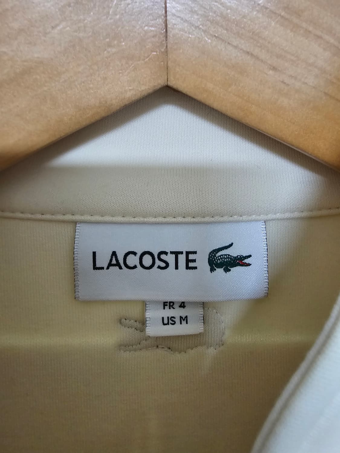라코스테 스포츠 테니스 집업 자켓 아이보리 100 상품이미지4