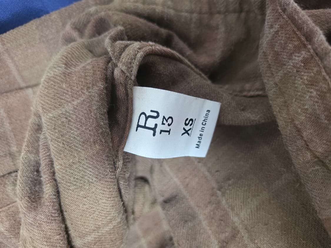 R13 크롭 셔츠 상품이미지4