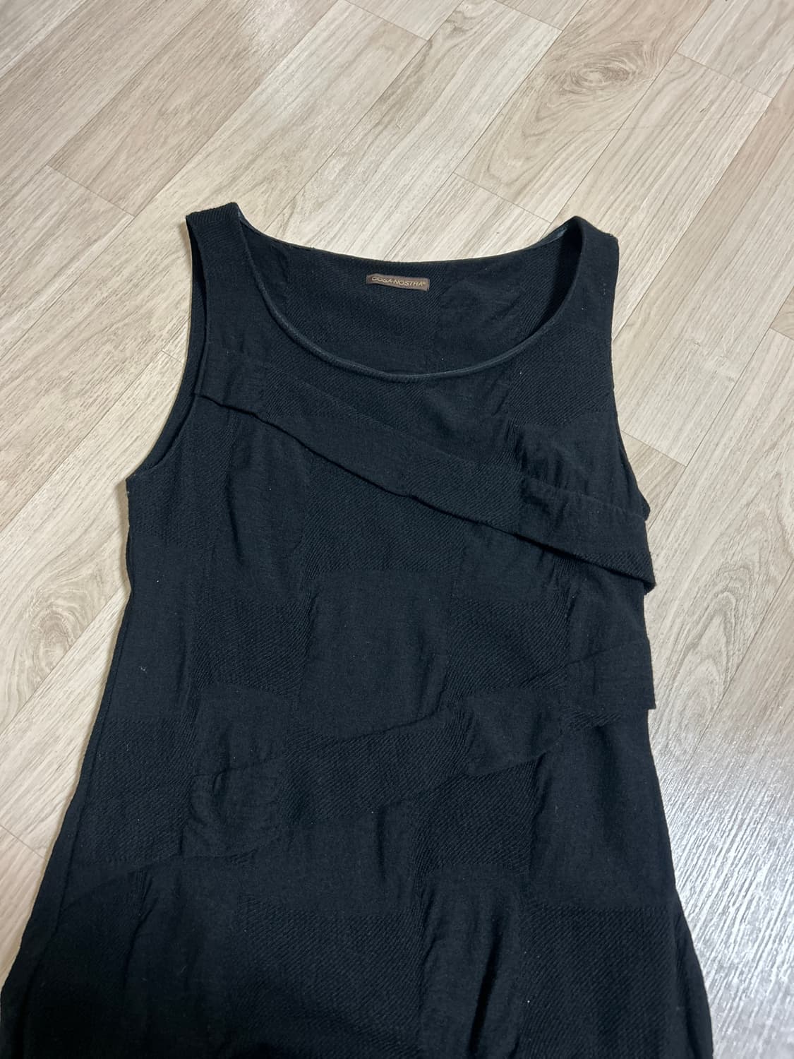 블랙 롱 원피스 니트  상품이미지2