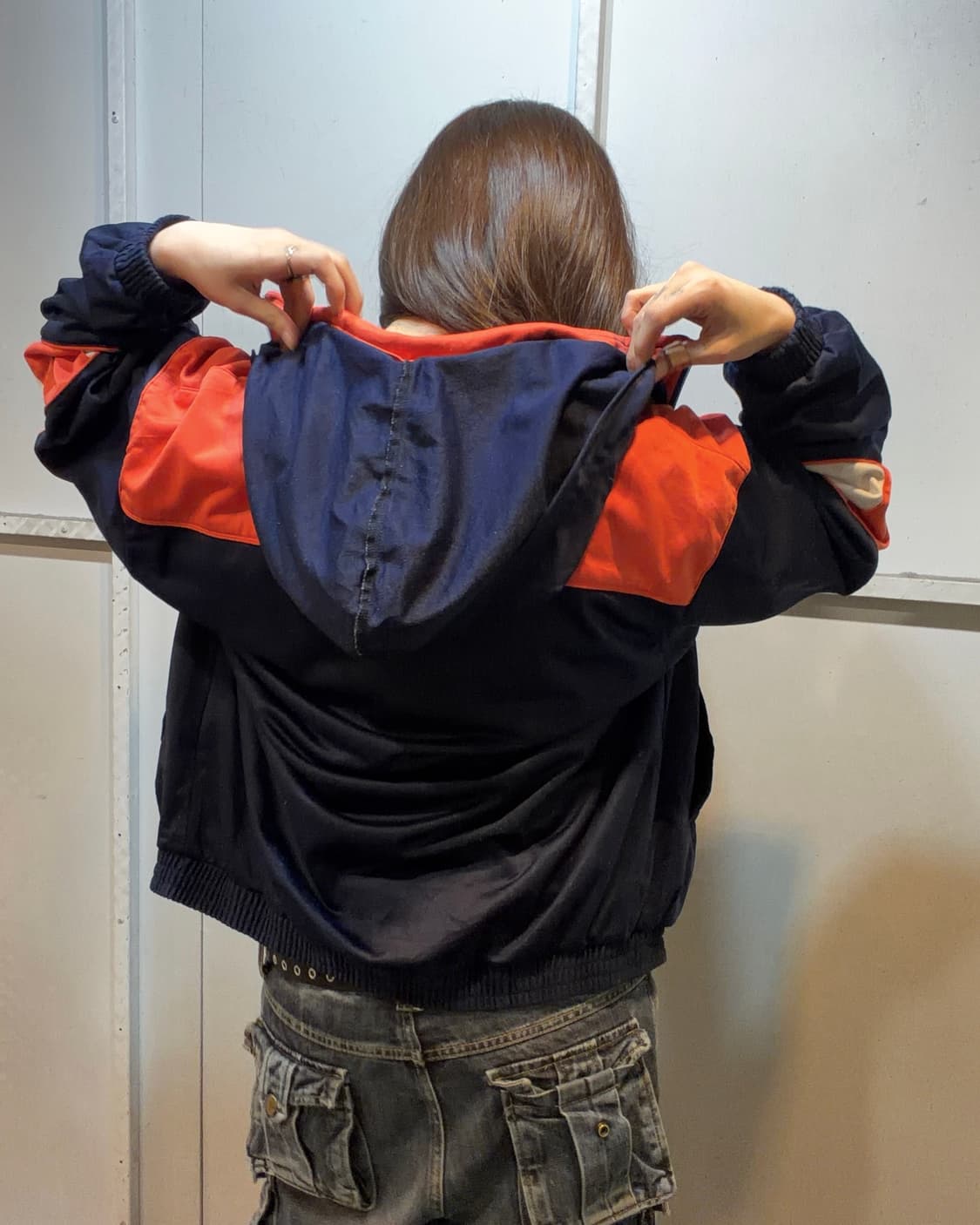 90s REEBOK jersey hood zip-up 상품이미지3