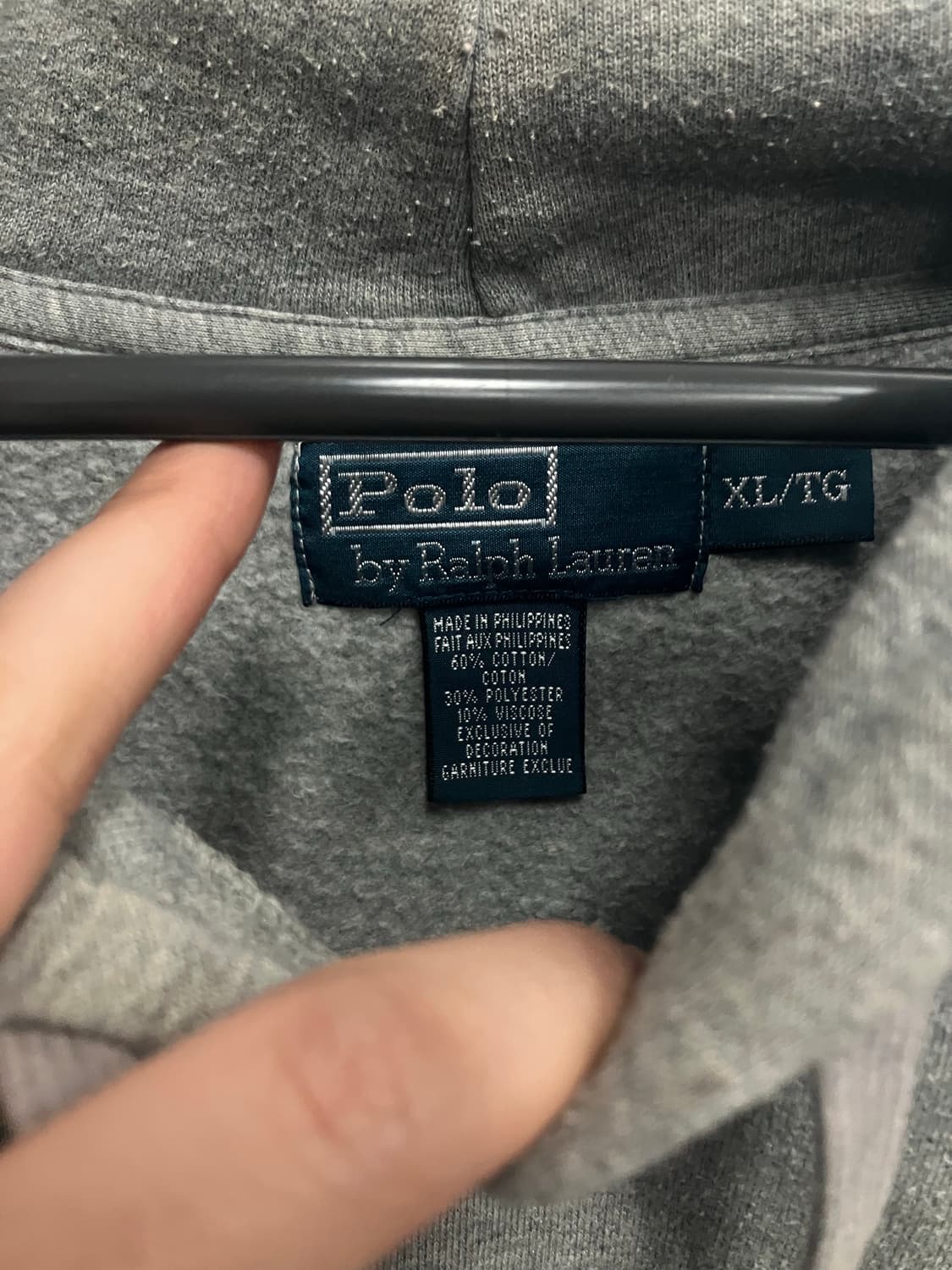 폴로 빅로고 후드티 상품이미지2