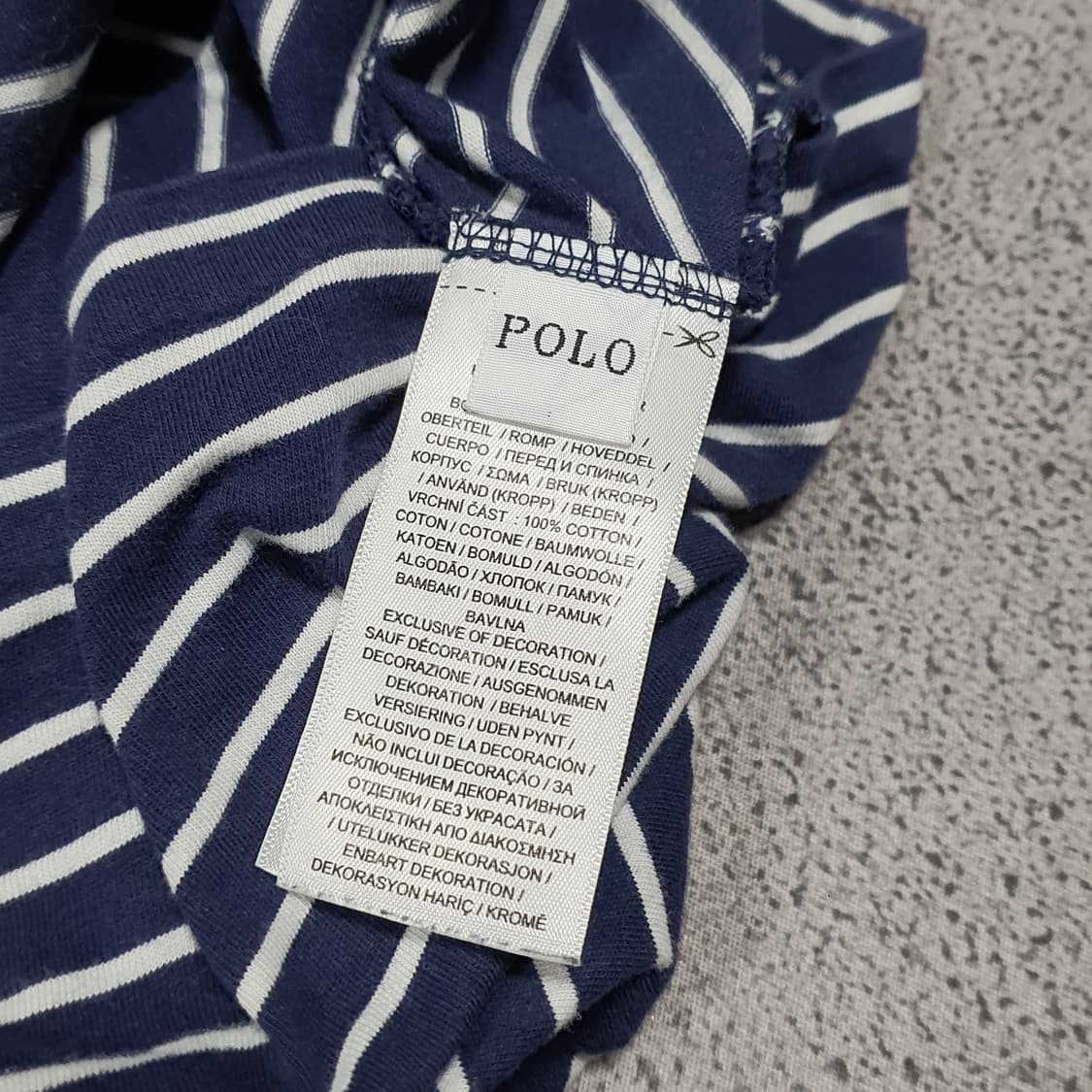 ✨ (바배) 폴로 랄프로렌 스트라이프 반팔티  상품이미지4