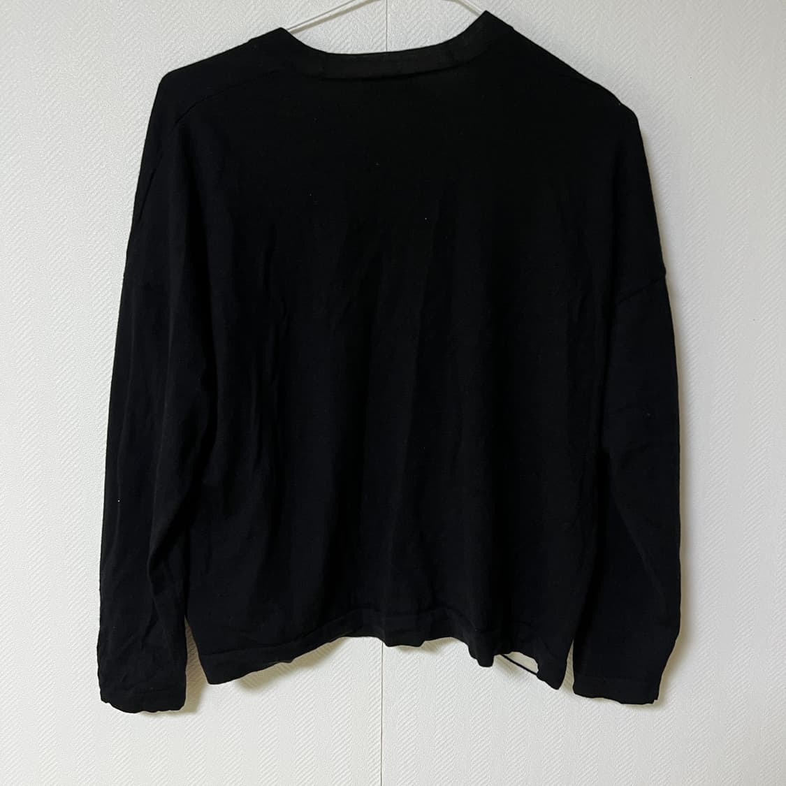 발렌시아가 블랙 니트 울 캐시미어 가디건 36 상품이미지4