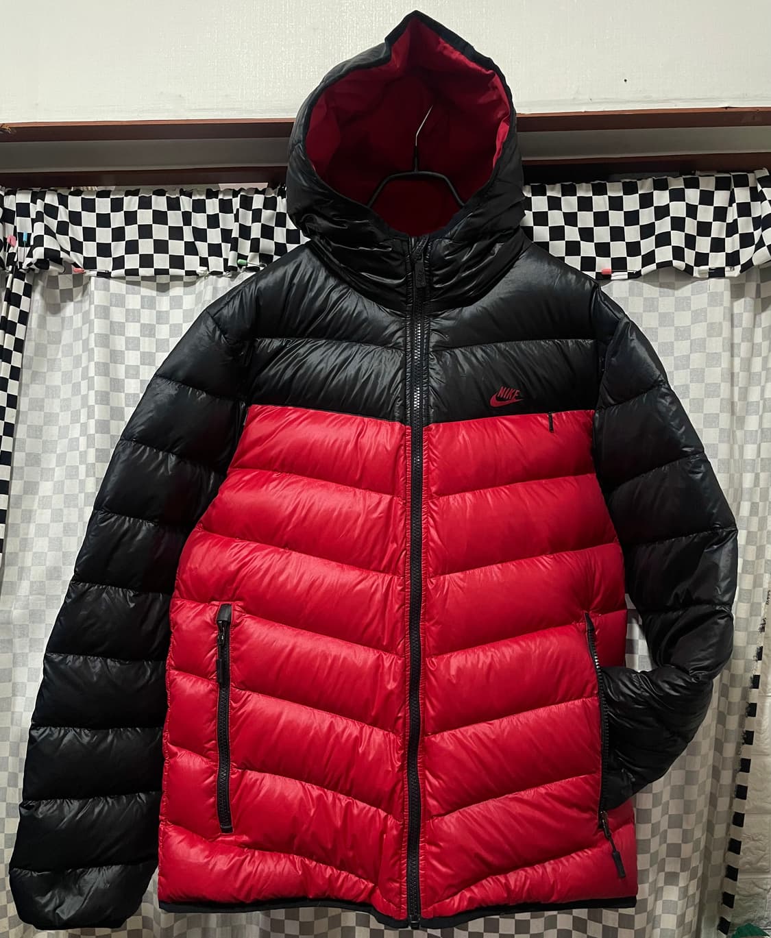 나이키 구스다운패딩100:) 구스다운경량패딩 남녀공용가능 여성남성구스패딩 상품이미지1