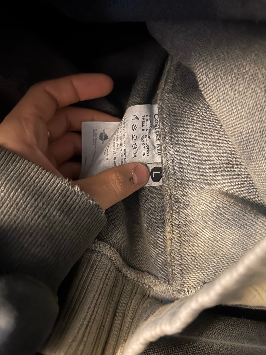 코스트퍼킬로 오버다이드 집업 자켓 L 상품이미지7