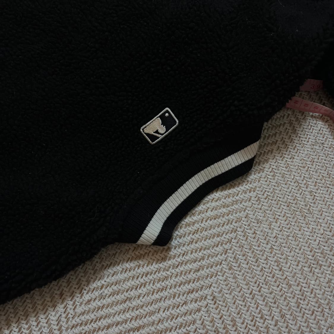 [정품] MLB 블랙 LA 뽀글이 자켓 [ S ] 상품이미지7