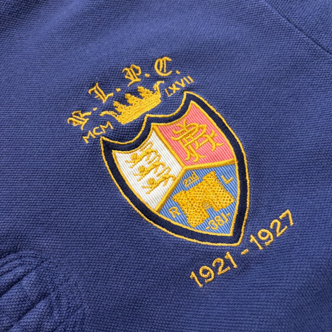 [M] 폴로 랄프로렌 커스텀핏 네이비 카라 반팔티셔츠 D298 상품이미지4