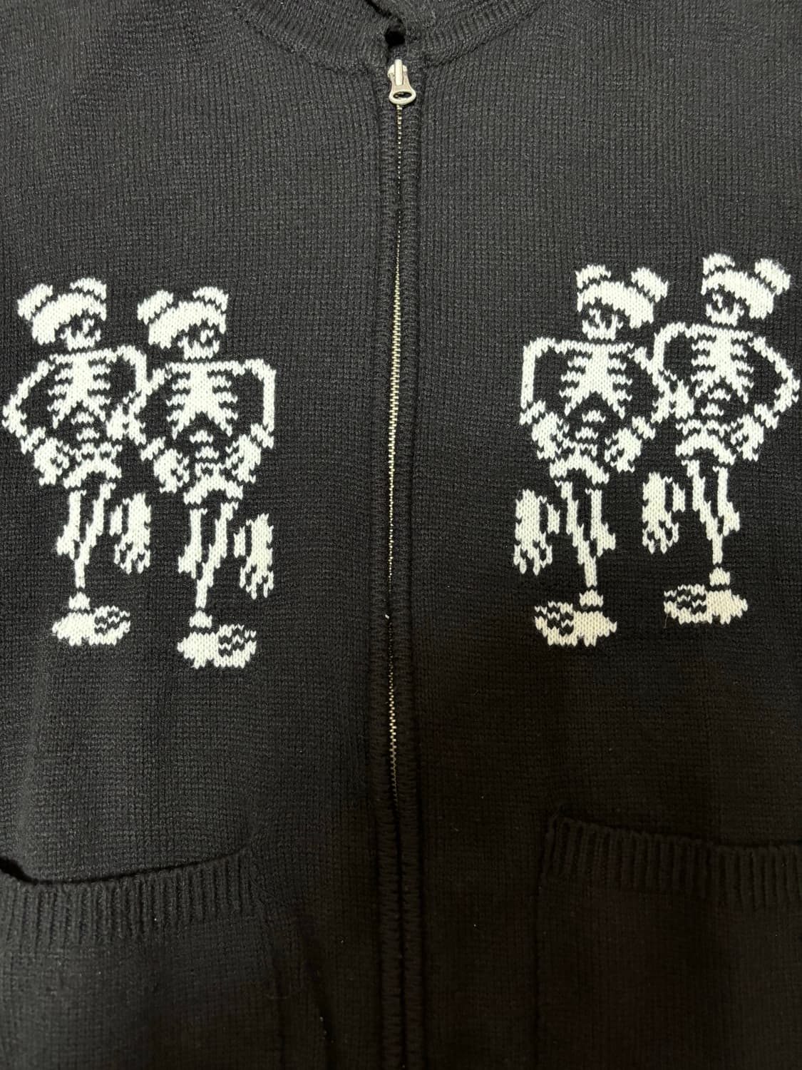 나이스고스트클럽 니트집업 상품이미지2