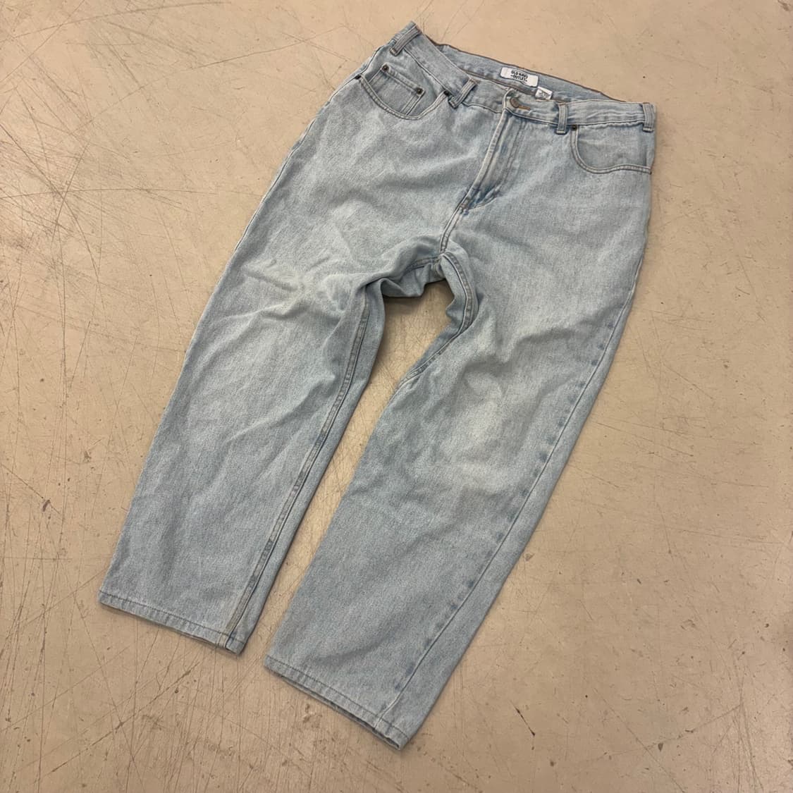 올드네이비 연청 데님 팬츠 상품이미지3