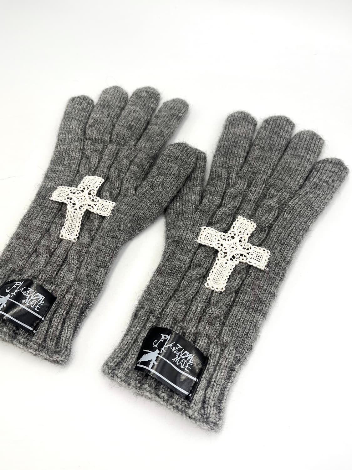 Cross Emblem Gloves 상품이미지1