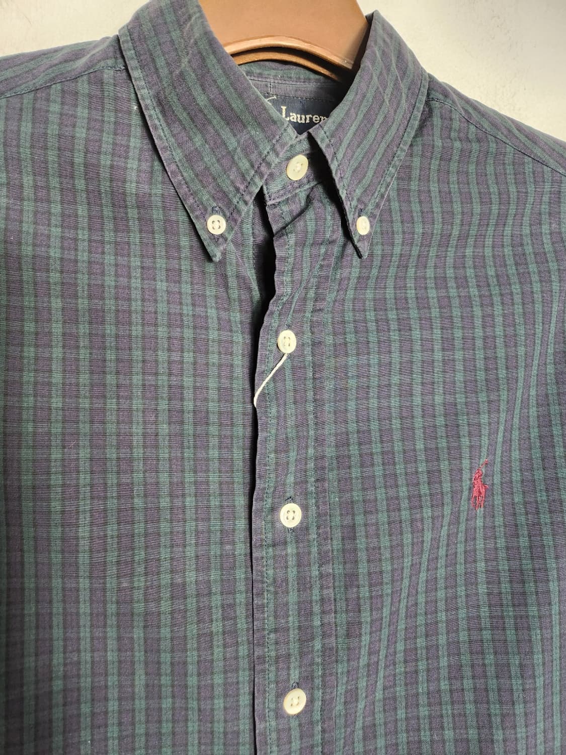 폴로 랄프로렌 체크 패턴 셔츠 상품이미지3