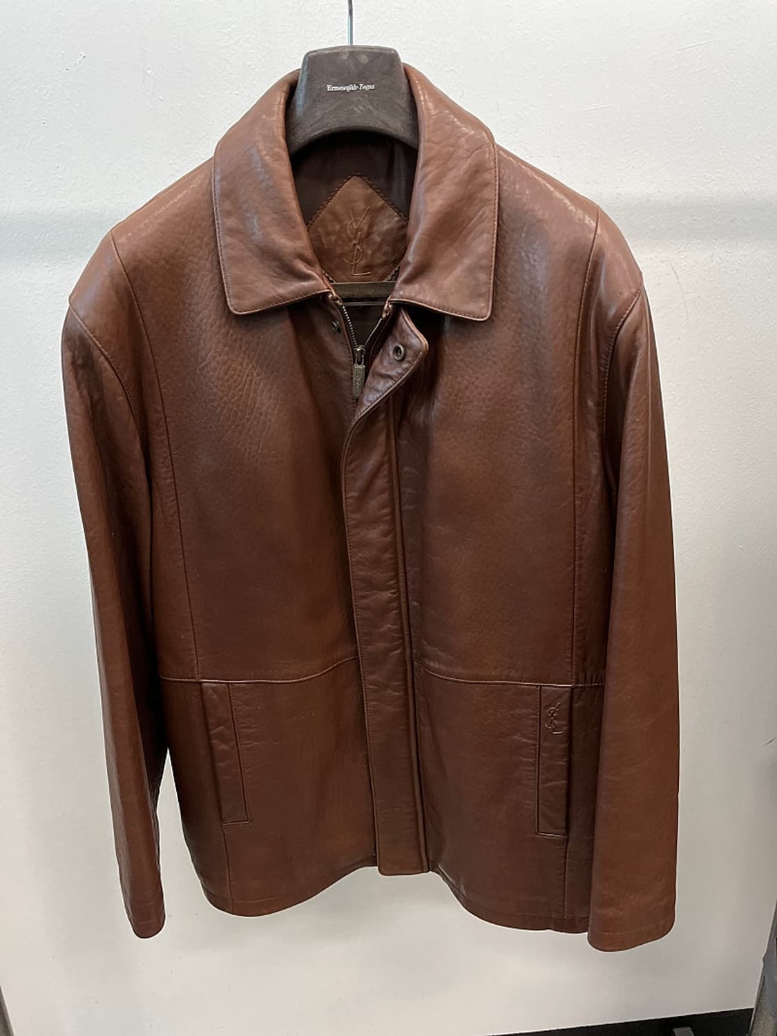 105-110) 입생로랑 브라운 양가죽자켓  상품이미지3