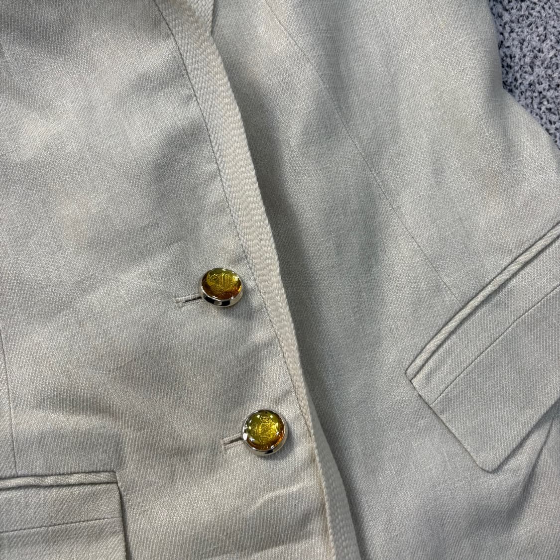 82 잇미샤 린넨 자켓 0407J 상품이미지6