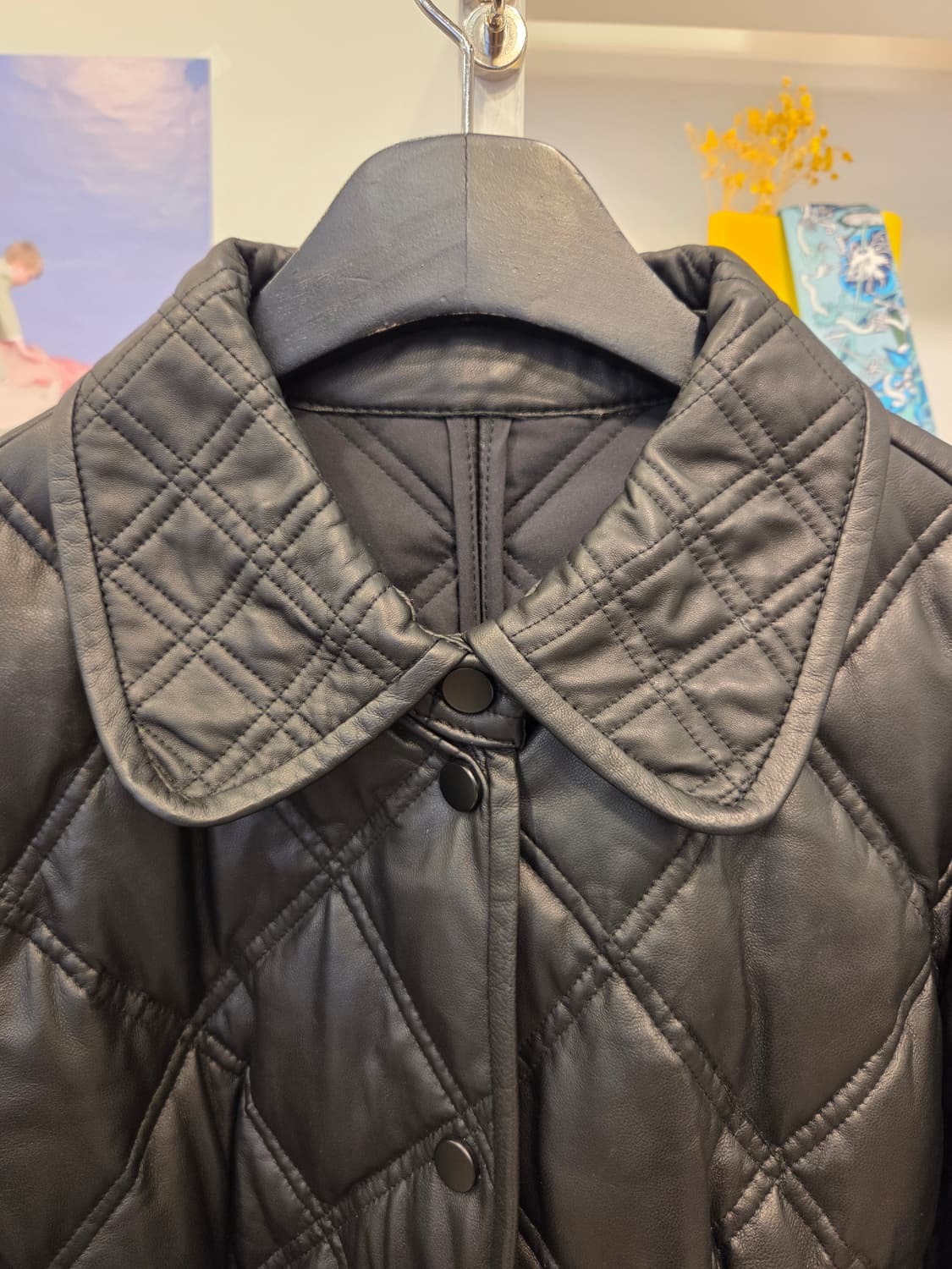 LBL 양가죽 퀼팅 (구스) 코트 상품이미지2