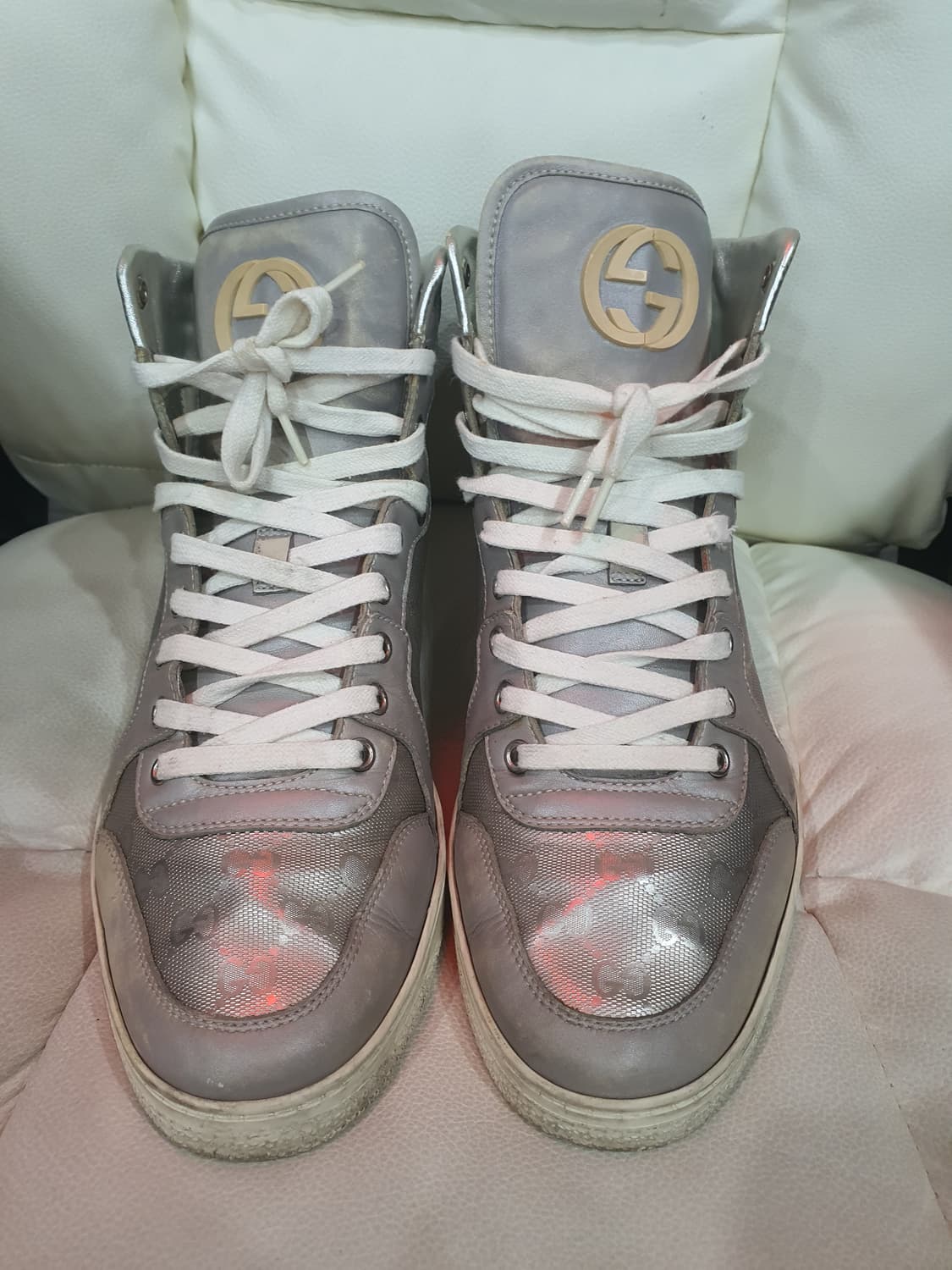 구찌 하이탑 스니커즈(정품) 상품이미지1