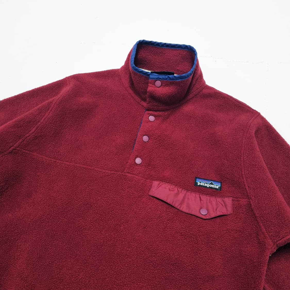 90s 파타고니아 신칠라 후리스 버건디 - XS 상품이미지3