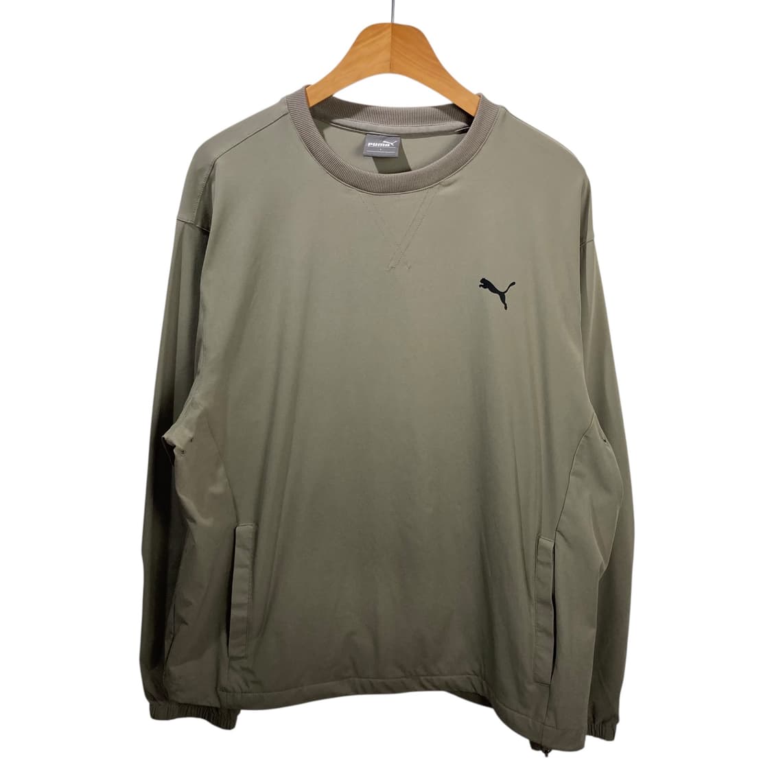 푸마 스몰로고 카키 웜업 상품이미지2