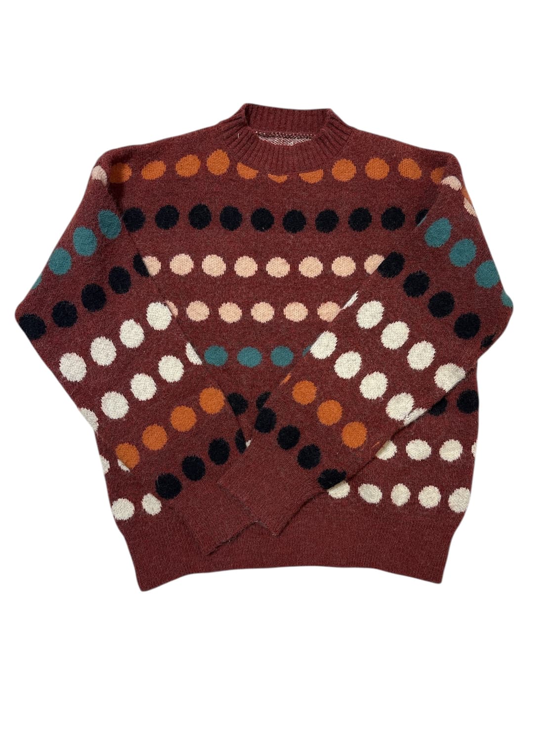 컬러 도트 긴팔 니트 상품이미지4